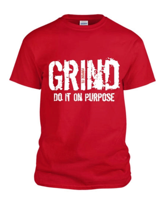 RED & WHITE GRIND SHIRT
